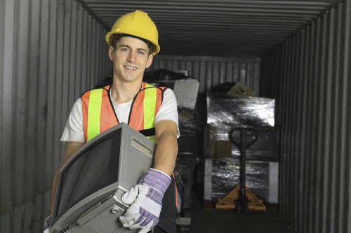Various types of builders waste including wood and metal